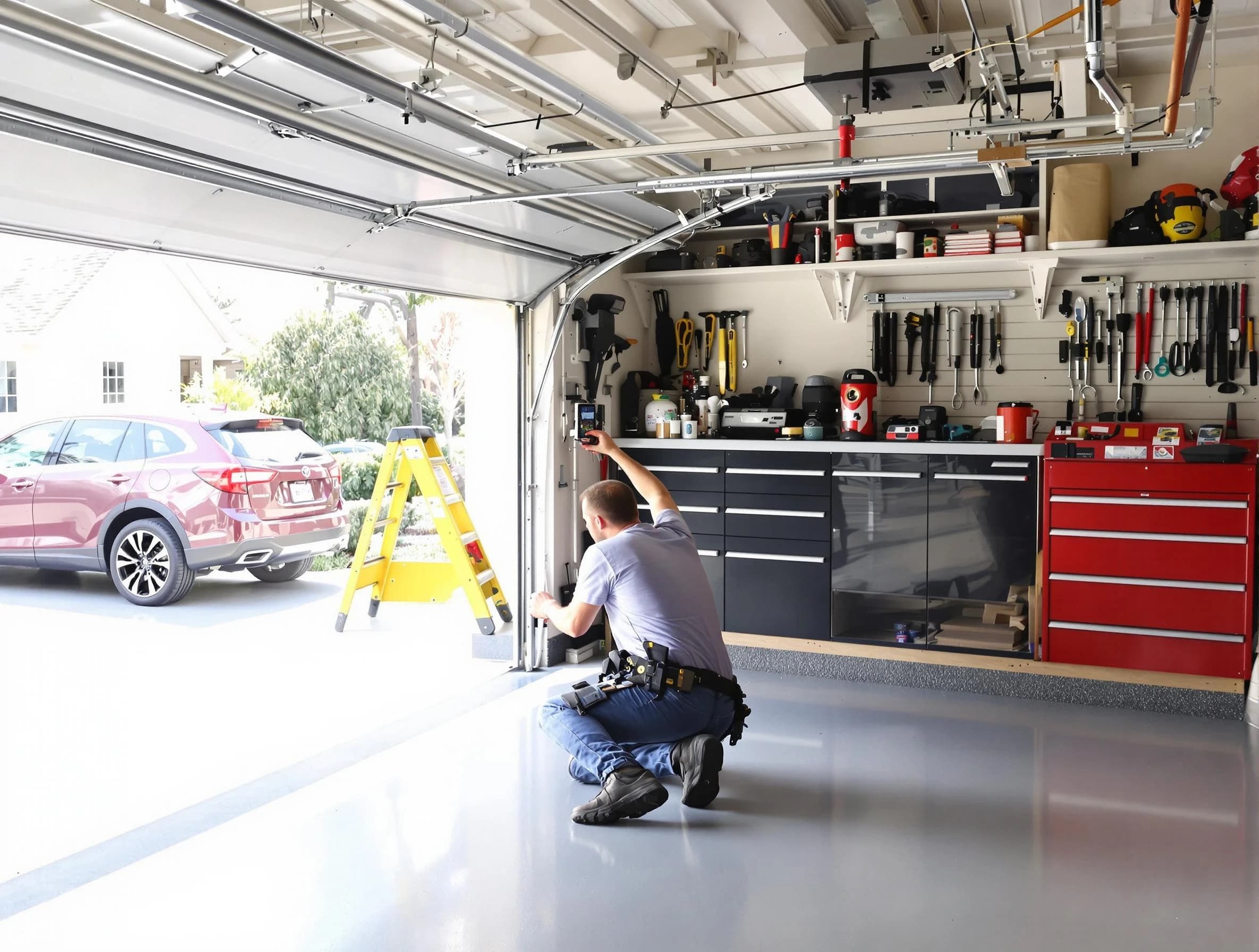 Local garage door repair service by Fall River Garage Door Repair in Fall River