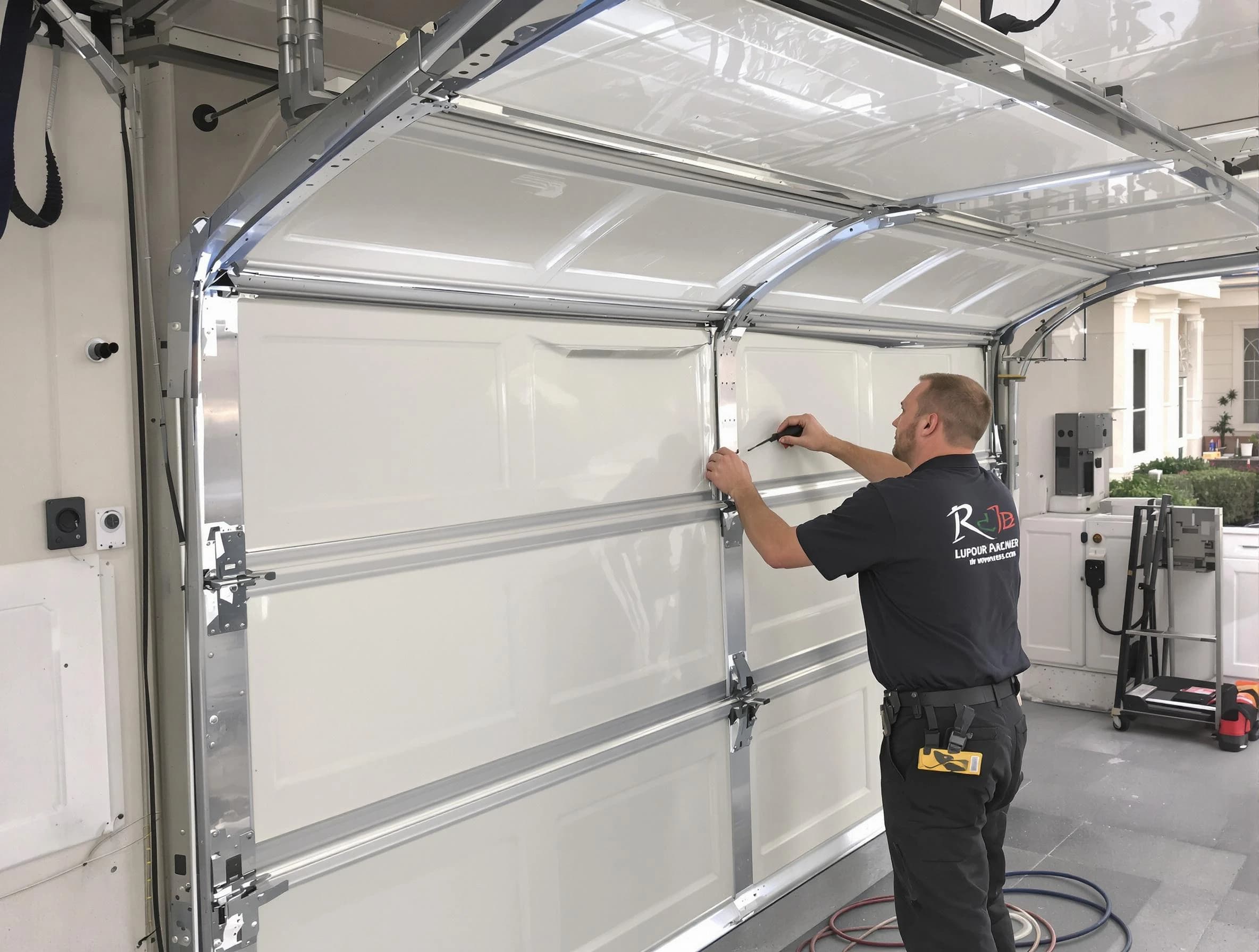 Fall River Garage Door Repair professional performing panel repair in Fall River
