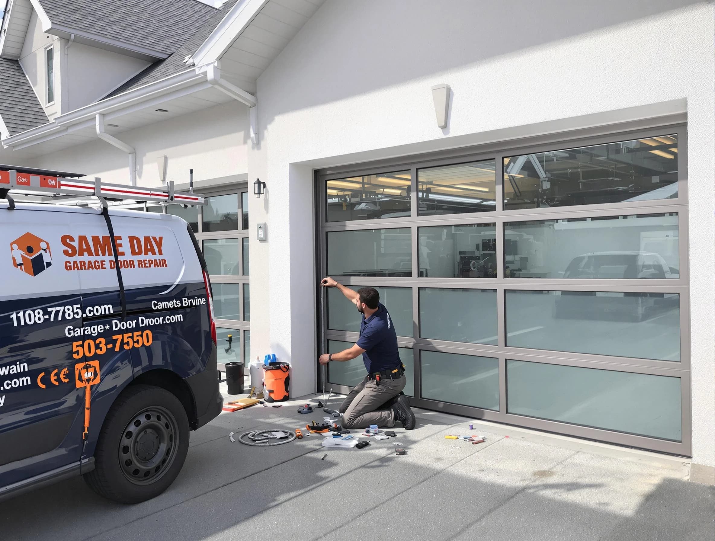 Same-day garage door repair service by Fall River Garage Door Repair in Fall River