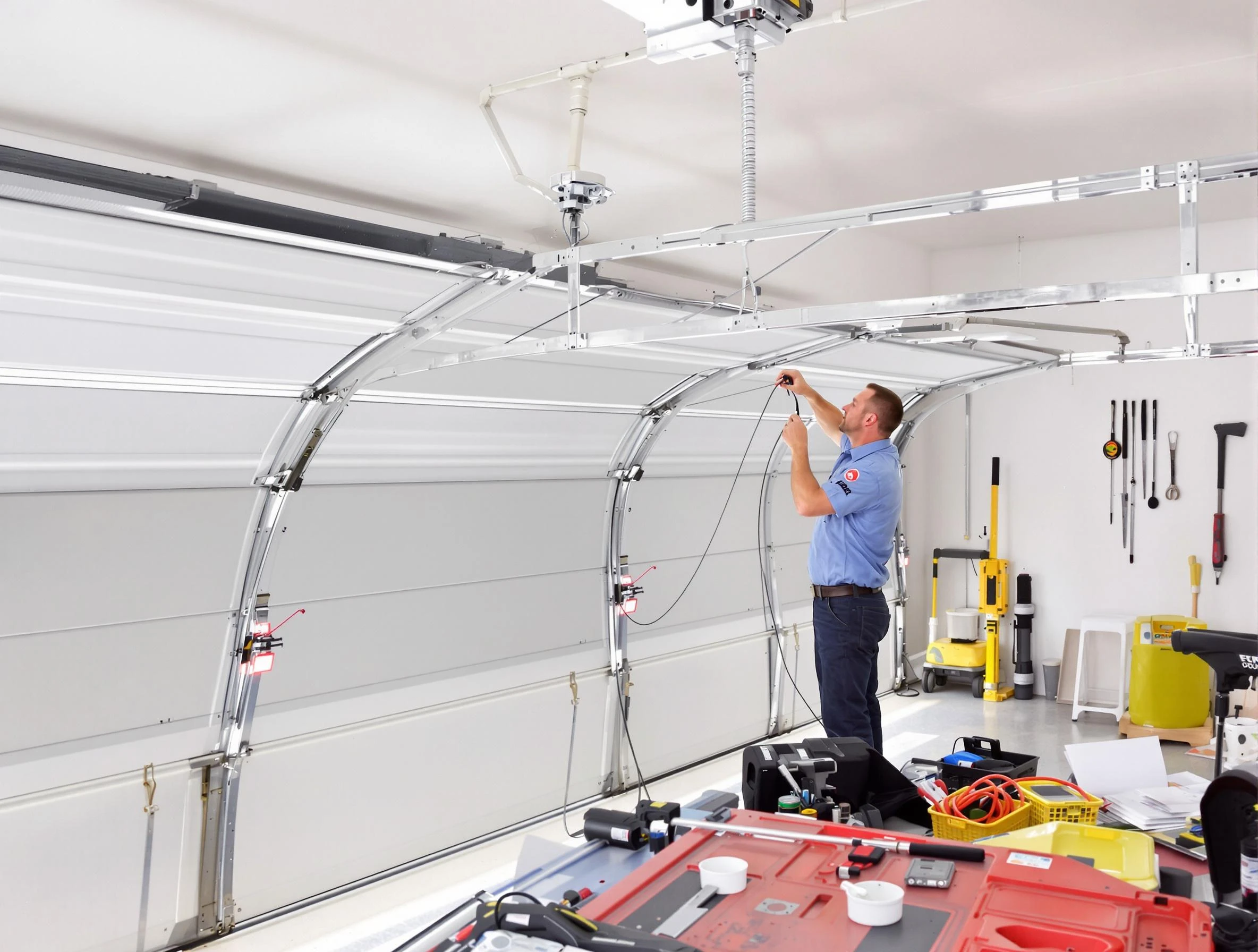 Garage door cable repair service by Fall River Garage Door Repair in Fall River