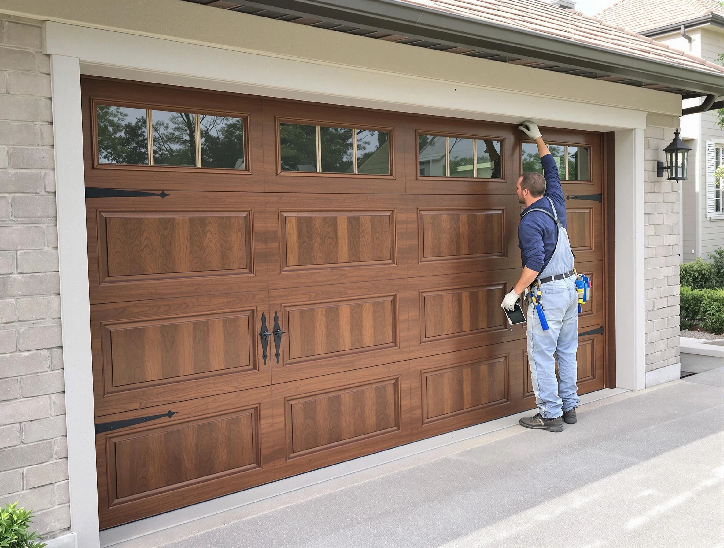 Custom garage door showcase by Fall River Garage Door Repair in Fall River