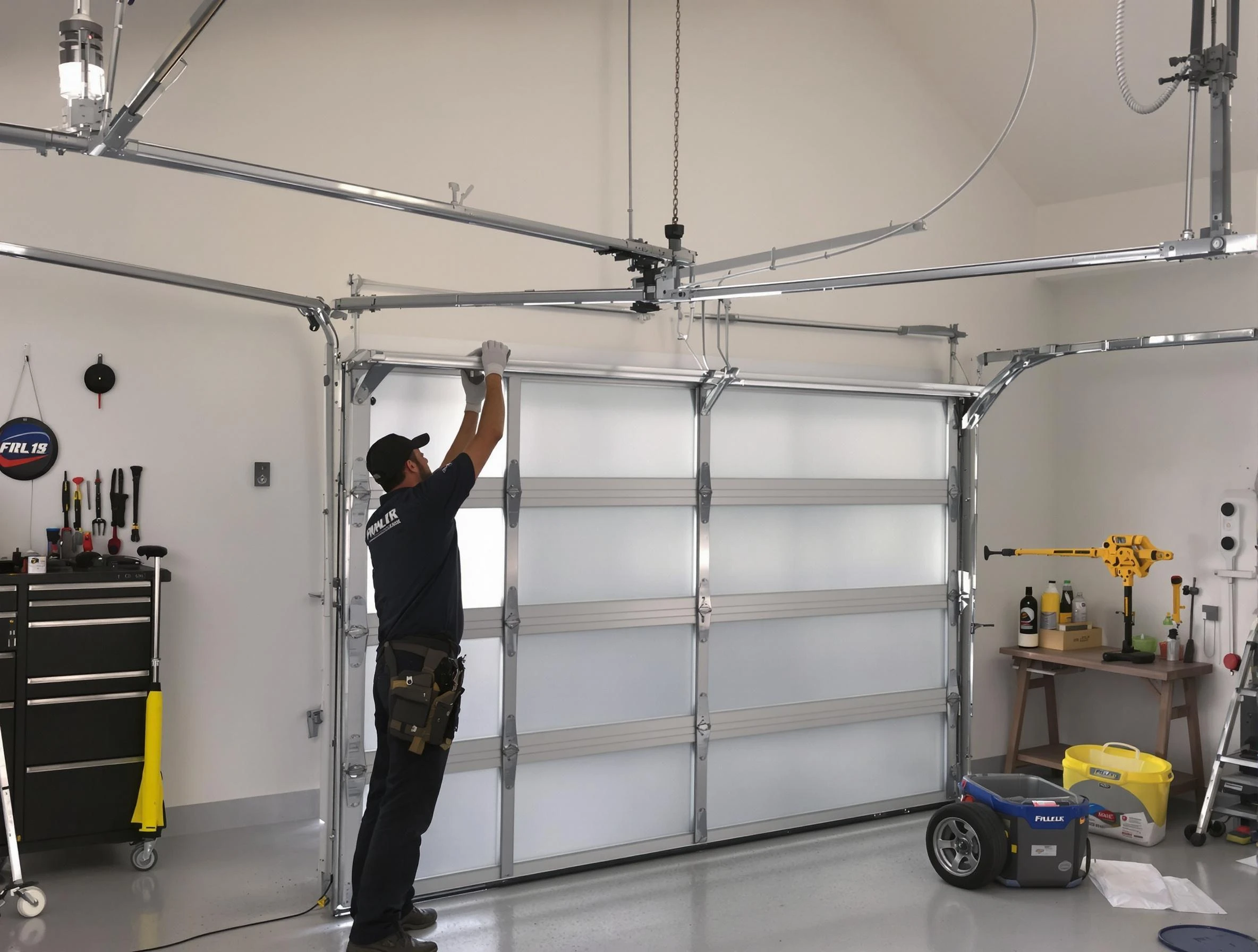 Fall River Garage Door Repair certified team performing precision garage door installation in Fall River