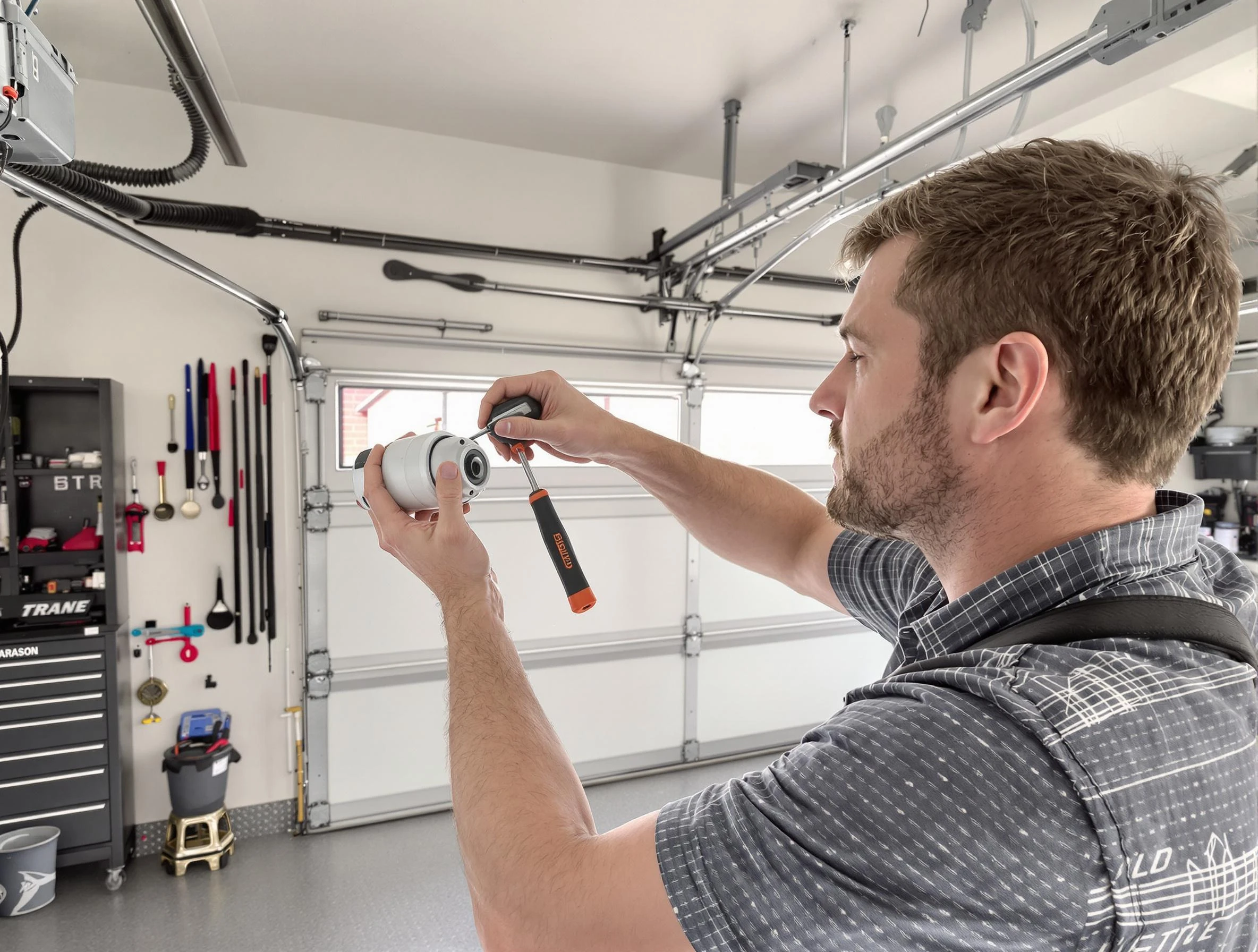 Garage door opener repair service by Fall River Garage Door Repair in Fall River