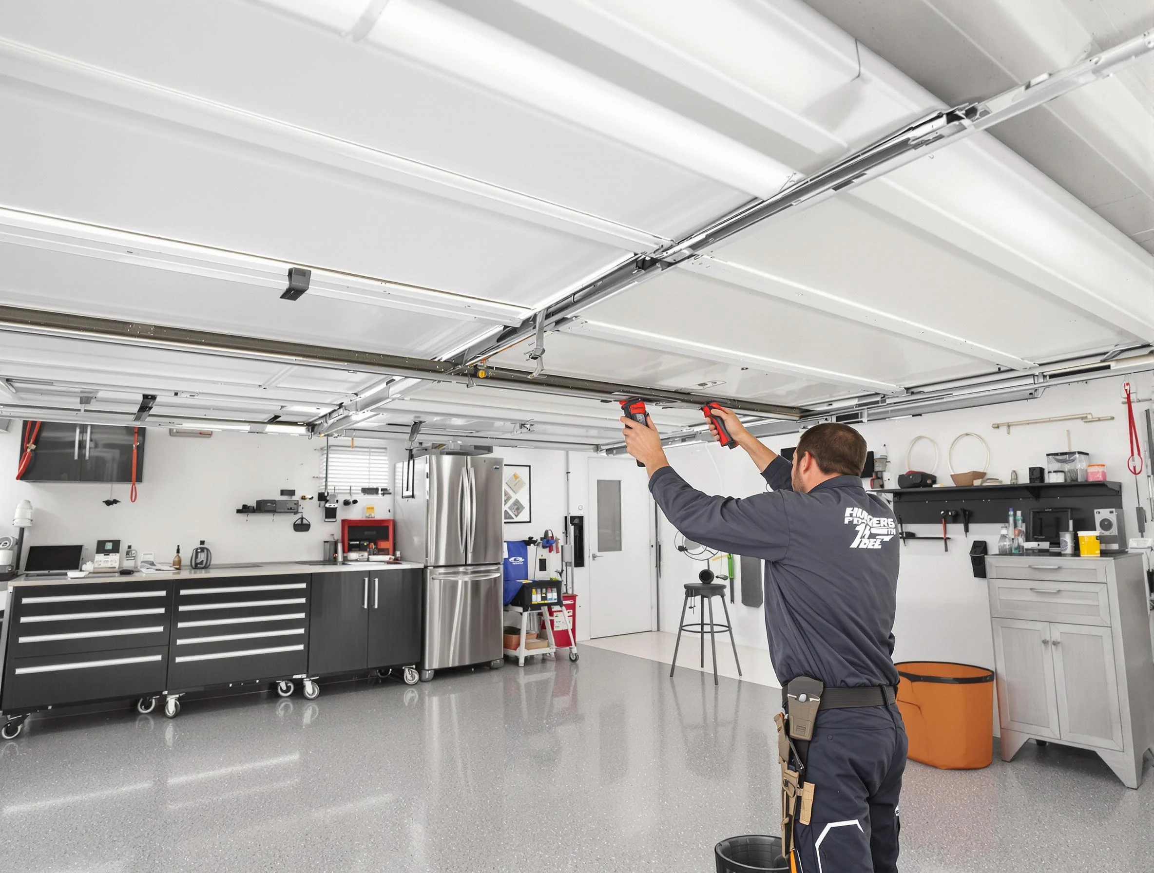 Overhead garage door repair service by Fall River Garage Door Repair in Fall River