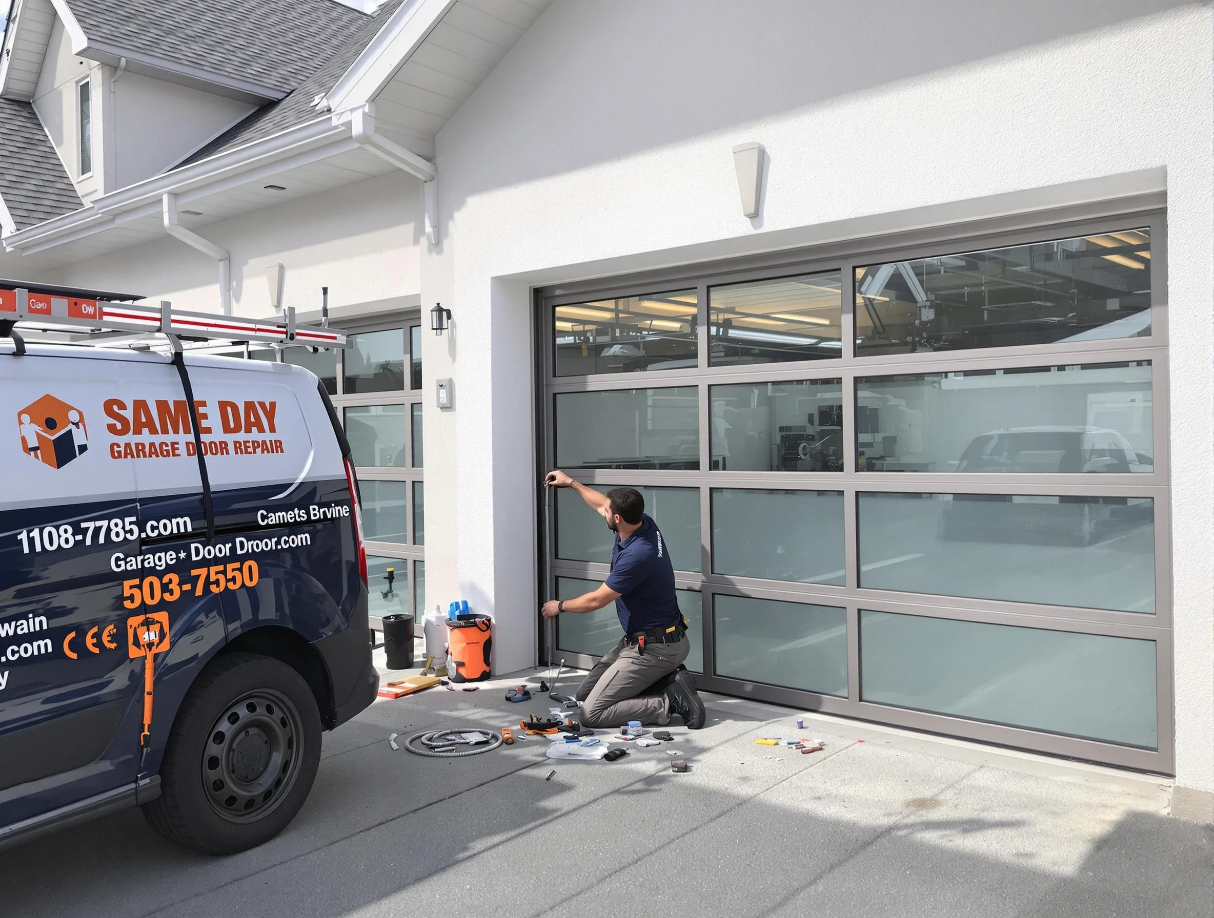 Same-day garage door repair service by Fall River Garage Door Repair in Fall River